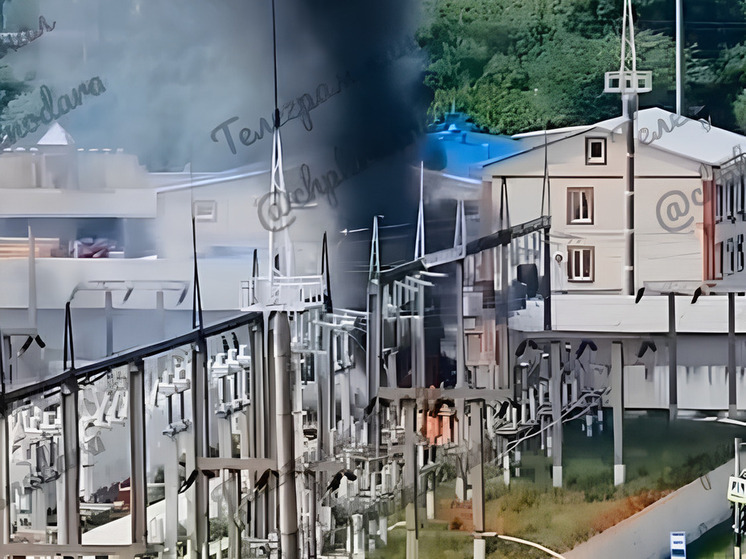 В Краснодаре произошел пожар на подстанции