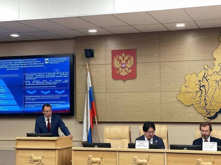 Депутаты Госдумы рассмотрели вопросы детской медицинской помощи в Иркутской области