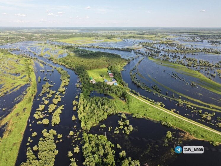 Уровень воды на Ишиме в Викуловском районе снизился до безопасной отметки