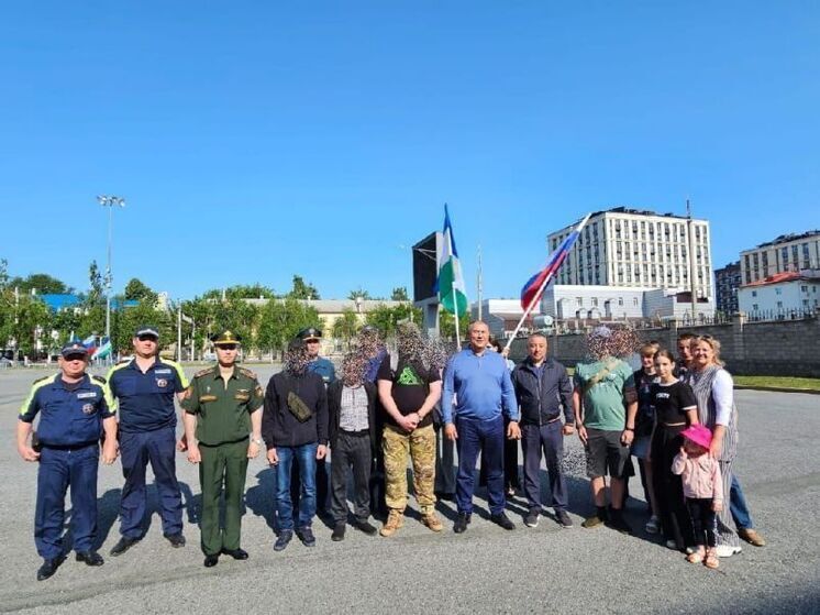 Из Уфы в зону СВО отправилась группа бойцов после отпуска