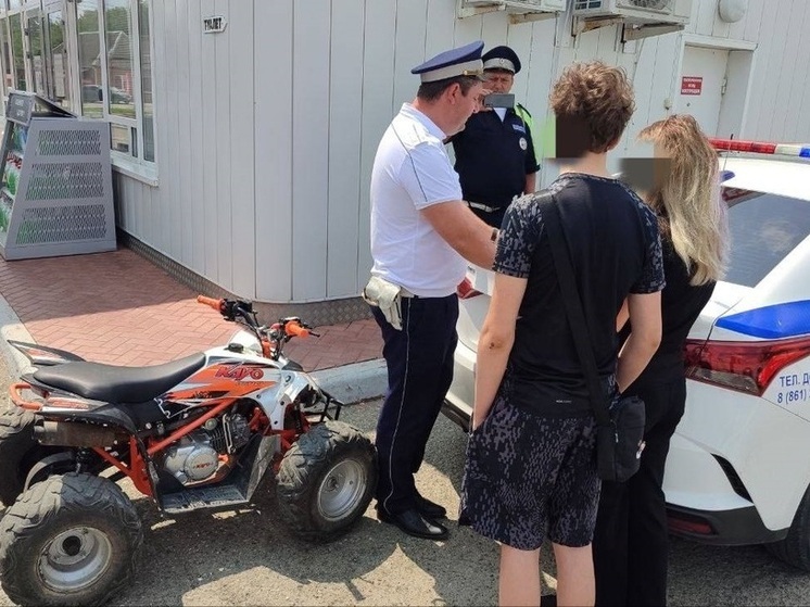 В Армавире задержали лихача-подростка на квадроцикле