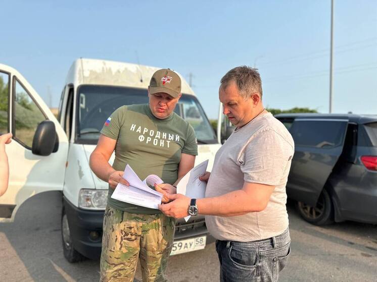 В Токмакский и Пологовский округа прибыли представители Народного фронта Пензенской области