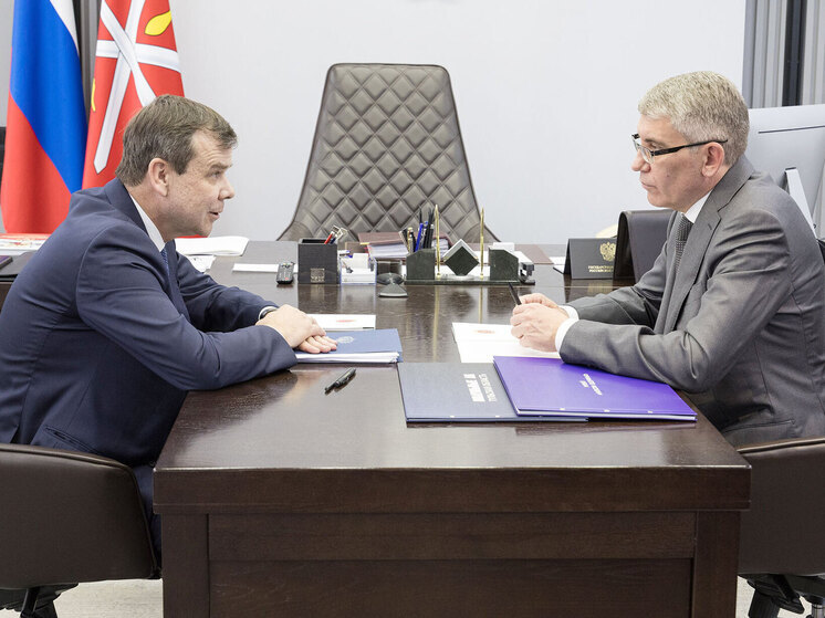 Дмитрий Миляев провел встречу с замминистра культуры РФ Владимиром Осинцевым