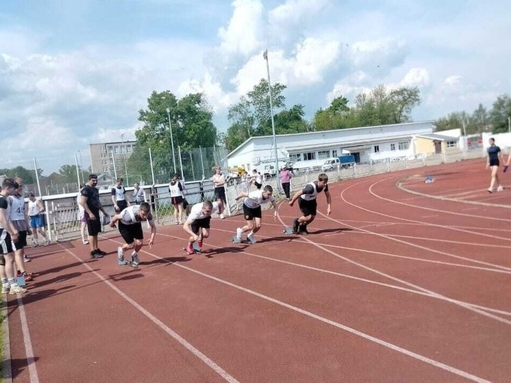 In Wyschni Wolotschok fanden Leichtathletikwettbewerbe unter Schülern statt