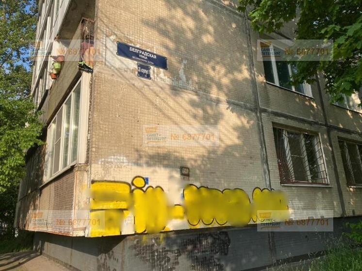 Петербуржцы не оценили творчество вандалов во Фрунзенском районе