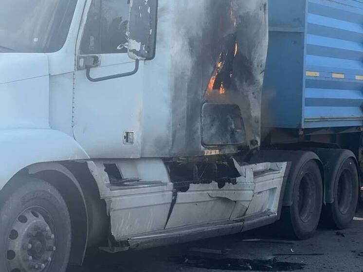 Водитель грузовика пострадал при атаке дрона в Белгородском районе
