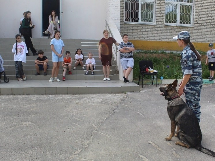 Летние каникулы с пользой: серпуховские полицейские организовали познавательное мероприятие для детей
