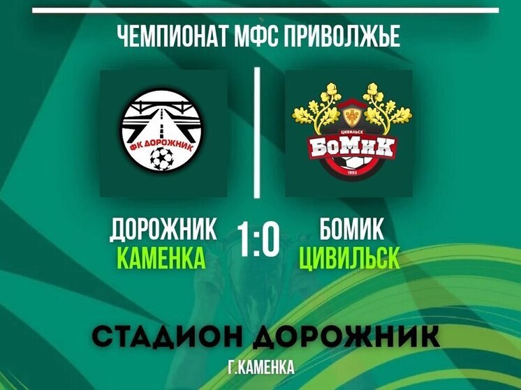 Цивильский ФК «БоМиК» проиграл в Каменке