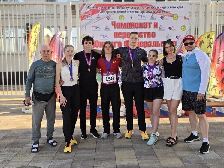 Одиннадцать медалей завоевали спортсмены из ДНР на чемпионате ЮФО по легкой атлетике