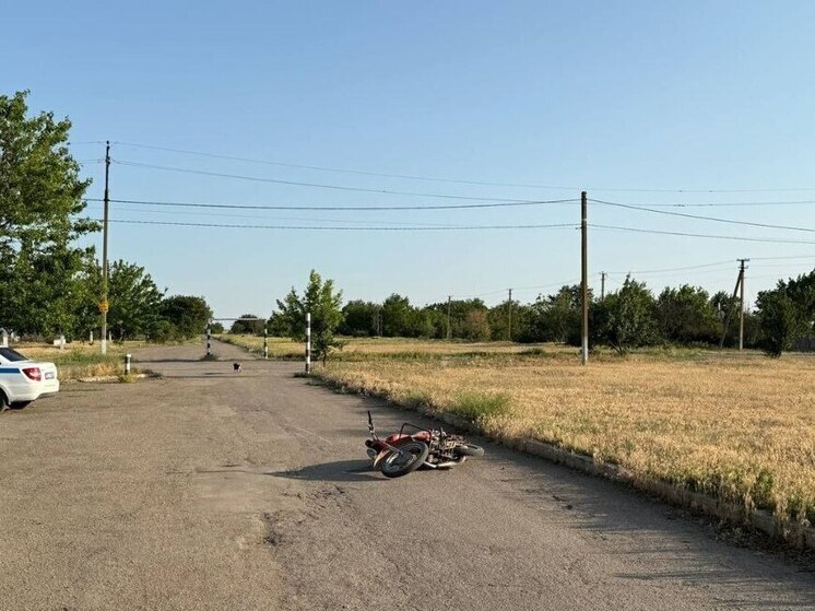 В Херсонской области в ДТП пострадал водитель мотоцикла «Минск»