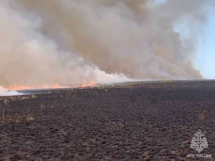 В Орске случился сильный пожар