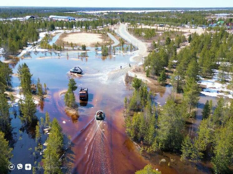 Беспилотник будет отслеживать динамику уровня воды в Тарко-Сале