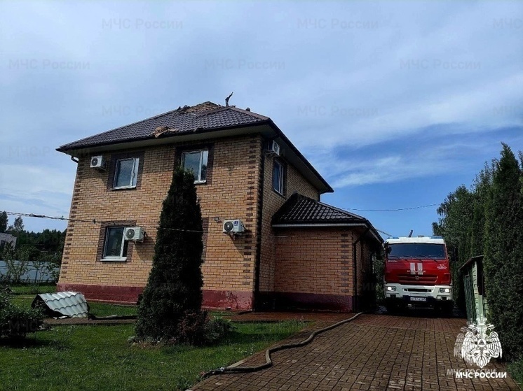 В Смоленском районе произошло возгорание частного дома