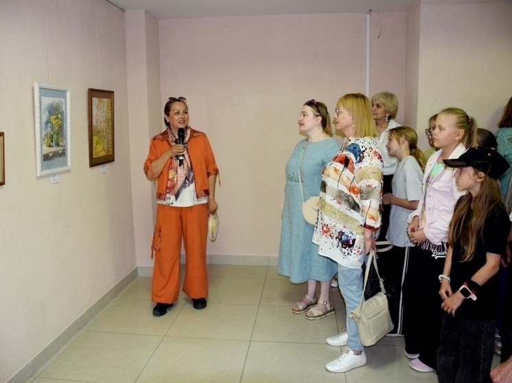 В Лермонтовке открылась выставка картин Натальи Ганьшаковой