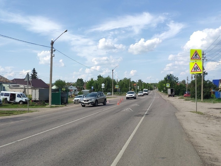 В городском округе Тамбов иномарка сбила несовершеннолетнюю девочку на переходе