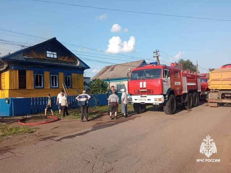 В Башкирии при пожаре погибли трое детей