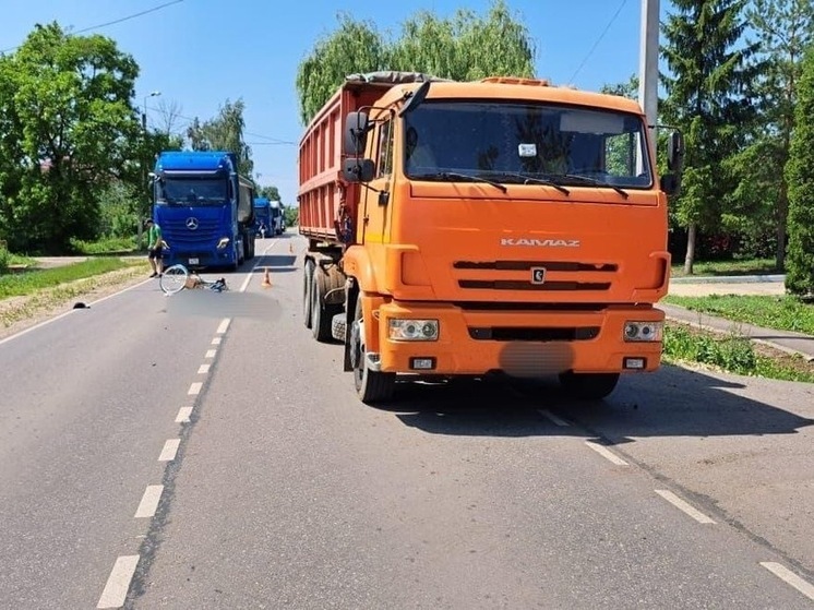 Под Орлом водитель КАМАЗа насмерть сбил пожилого велосипедиста