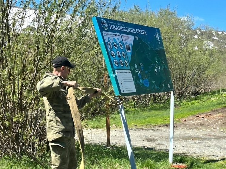 На Ивановских озерах Хакасии начали подготовку к приходу туристов
