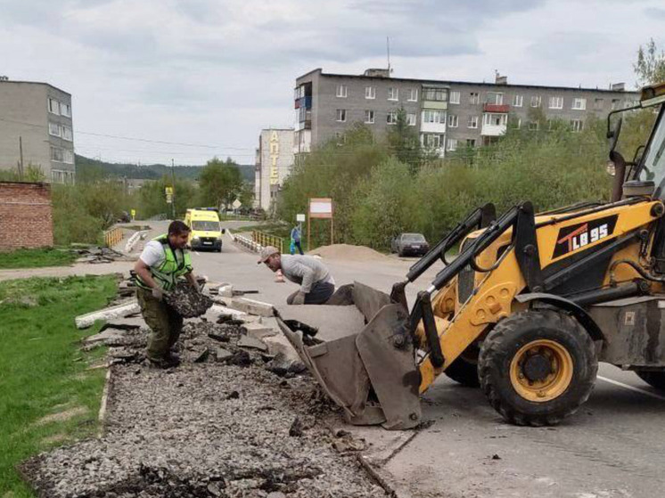 Улица Кайкова в Мурмашах преобразится с появлением тротуара и асфальта