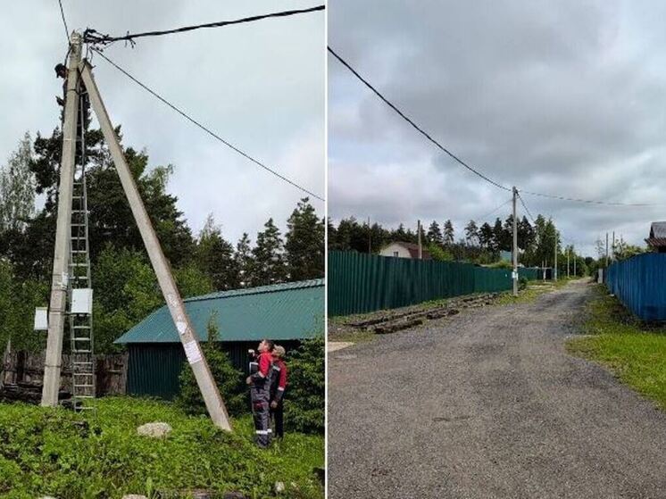 В сосновоборском районе Старое Калище зажгутся фонари