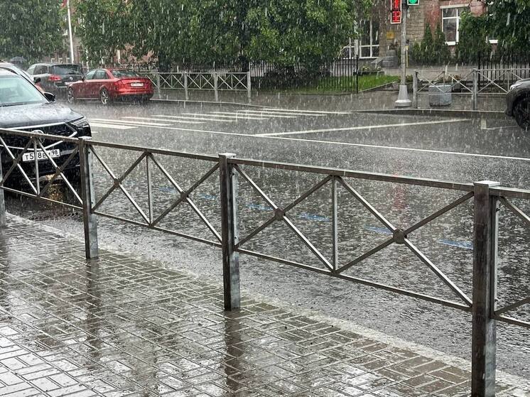 Кронштадт, Пулково и Лисий Нос приняли на себя удар стихии дождя