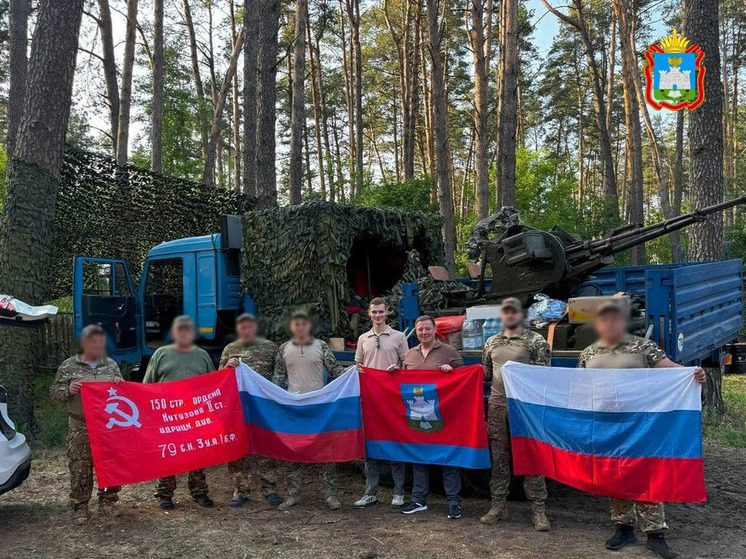 Орловская область передала гумгруз бойцам на Сумском направлении