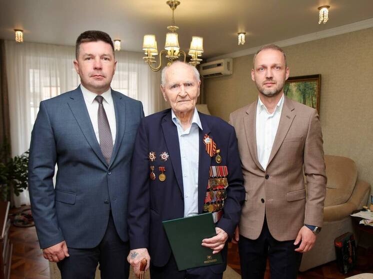 Липецк поздравил ветерана Великой Отечественной войны с юбилеем