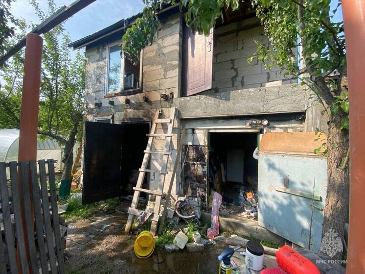 Калининградские спасатели потушили пожар в Багратионовском муниципальном округе