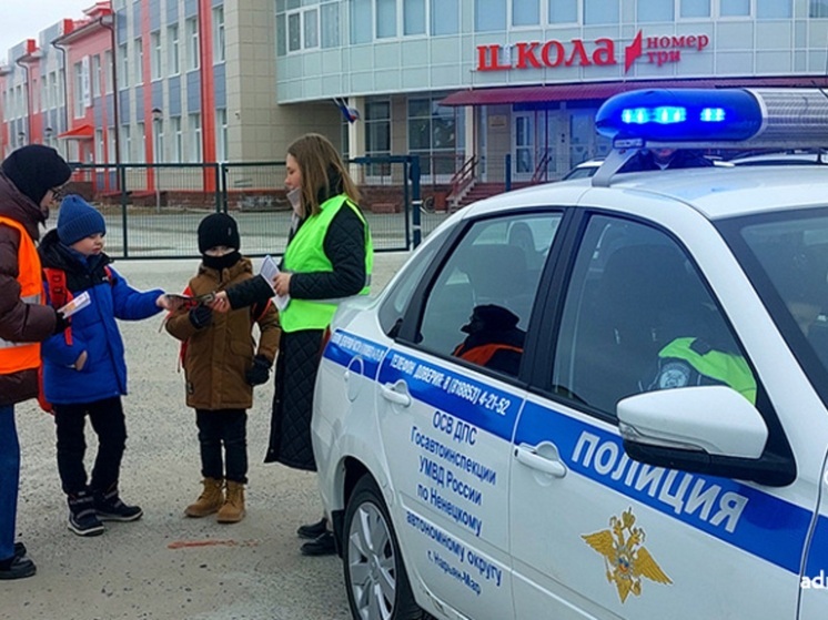 Жителей НАО просят рассказать детям о правилах поведения на дорогах