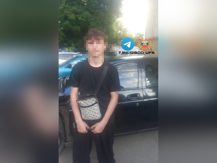 В Уфе задержали пьяного подростка за рулем легковушки