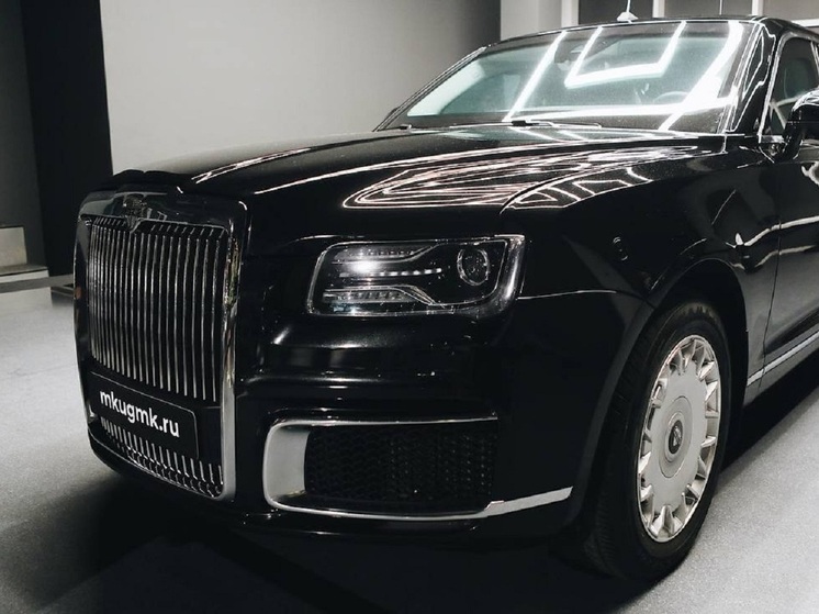 В Верхней Пышме появился автомобиль Aurus, на котором ездил Владимир Путин