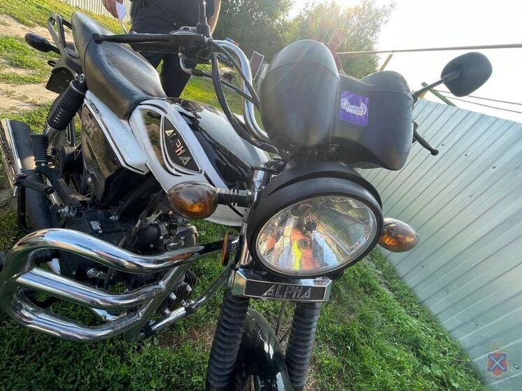 В Волгоградской области нетрезвый подросток на мопеде попал в ДТП