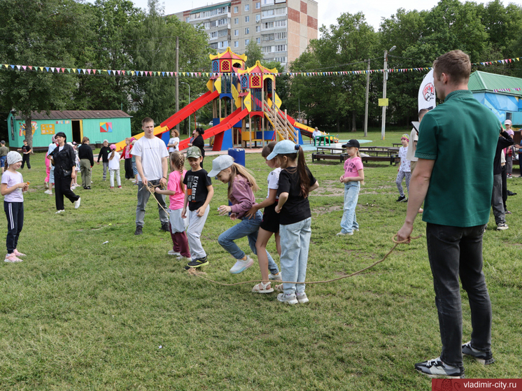 Во Владимире прошёл Городской фестиваль народных игр ко Дню России