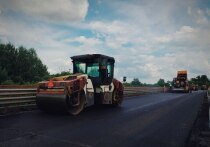В Советском районе Курской области полным ходом идёт масштабная реконструкция участка автомобильной дороги Курск-Касторное