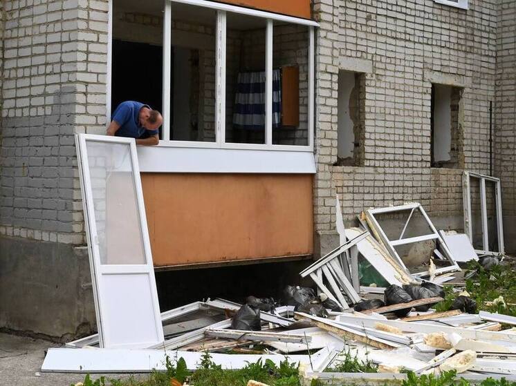 Больше 30 квартир, пострадавших от майского налета БПЛА, восстановлены в Ельце