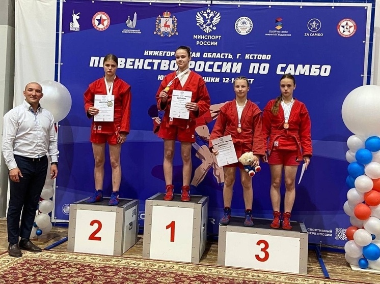 Юная пензенская самбистка завоевала серебро на первенстве России