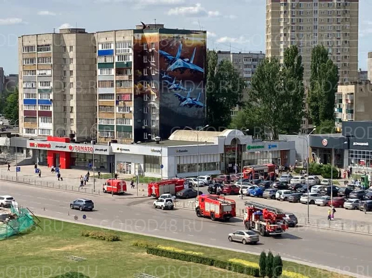 В ТЦ «Победа» в Липецке произошло возгорание