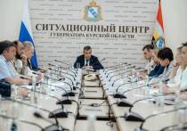 Временно исполняющий обязанности курского губернатора Александр Хинштейн и его коллеги из областного правительства поучаствовали в очередном совещании, которое провёл министр экономического развития РФ Максим Решетников