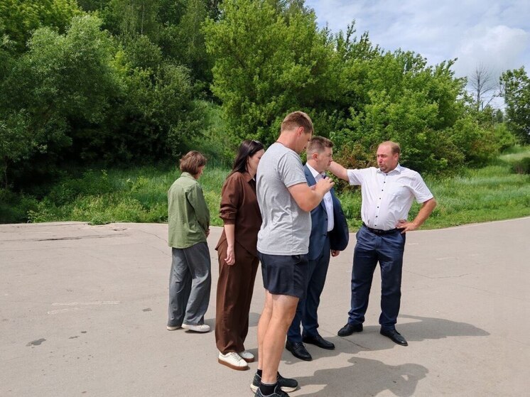 В Липецке обновляют лыжероллерную трассу в Каменном логу