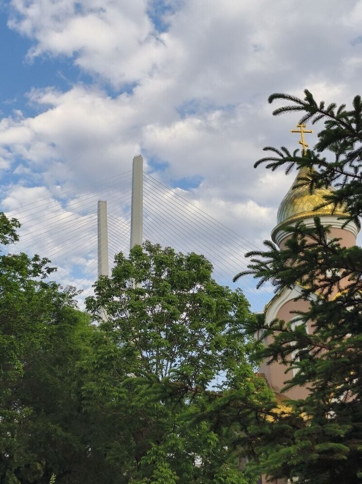 Во Владивостоке отметили День России автопробегом и огромным флагом