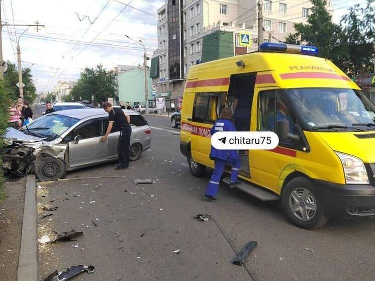 Тройное ДТП произошло в центре Читы 11 июня