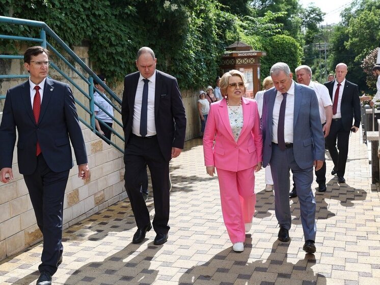 Валентина Матвиенко с рабочим визитом в Кисловодске