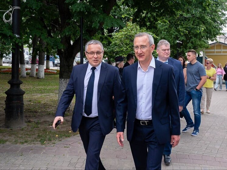 Владислав Шапша и Дмитрий Денисов приняли участие в торжествах в Калуге