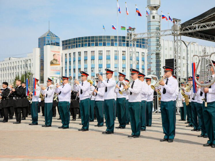 В Якутске прошёл финальный концерт V межрегионального фестиваля духовых оркестров и исполнителей