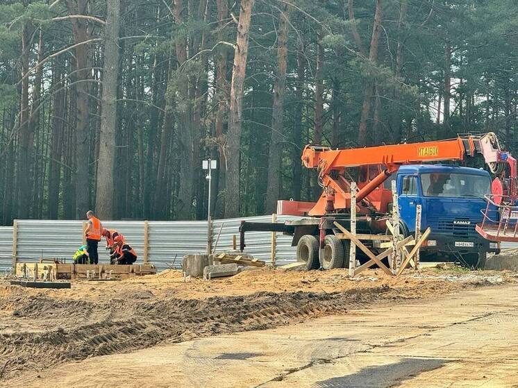 В людиновском Сукремле продолжается строительство новой котельной