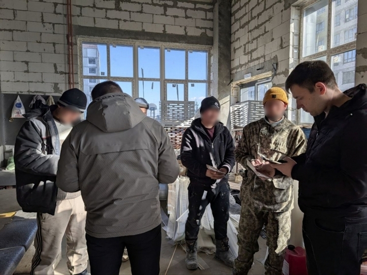 Курганские полицейские проверили стройки в поисках нелегальных мигрантов