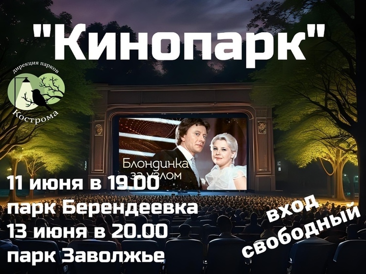 Костромичи смогут посмотреть бесплатное кино… если погода позволит