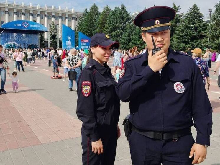 В Херсонской области на День России безопасность обеспечивали сотрудники МВД