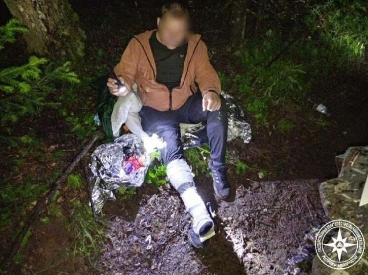 В Башкирии спасли туриста, сломавшего в походе ногу