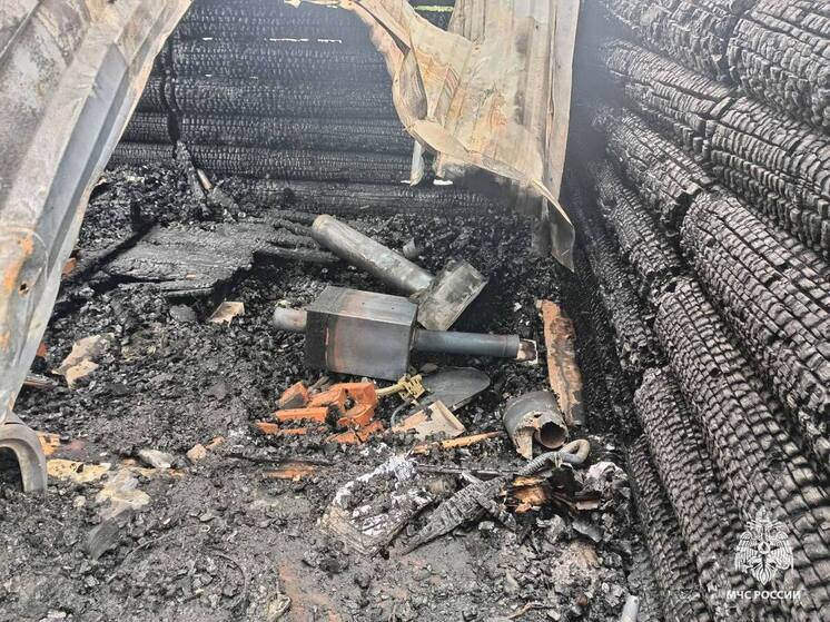 Из-за неисправного дымохода в Тверской области полыхала баня